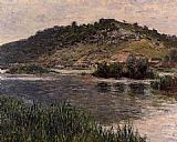 Port Canvas Paintings - Landscape at Port-Villez